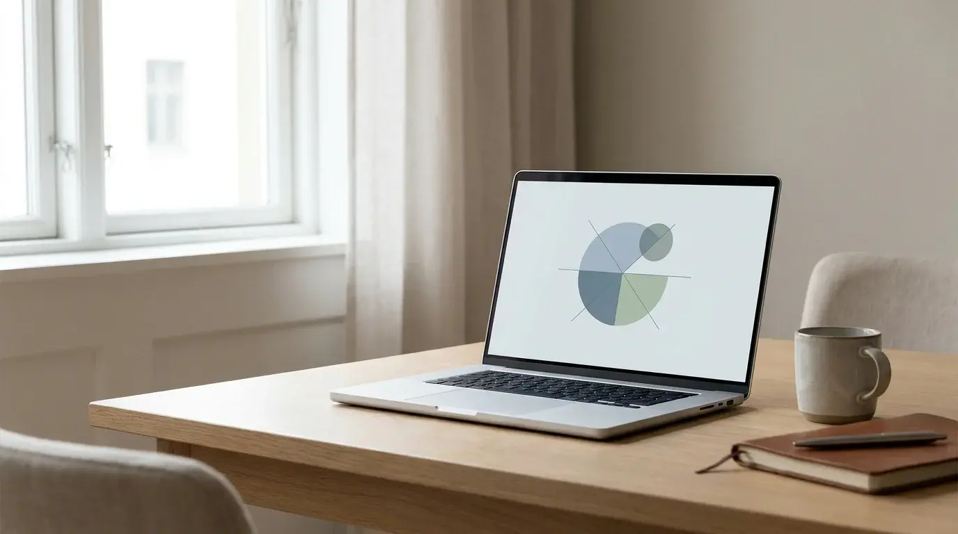 A laptop on a desk illustrating troubleshooting for a Windows update installation error