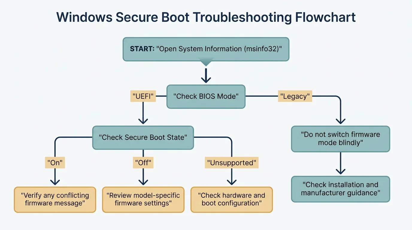 A careful firmware troubleshooting workspace with a manual, notebook, and unbranded computer hardware